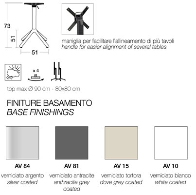 Dimensions of Scab Design Nemo stackable H.75