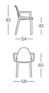 sedia-piu-scab-dimensions