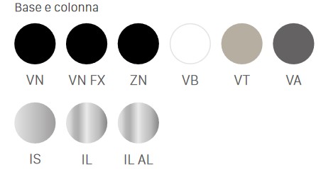 Tiffany Scab H.75 bar table square base and column with compact laminate top
