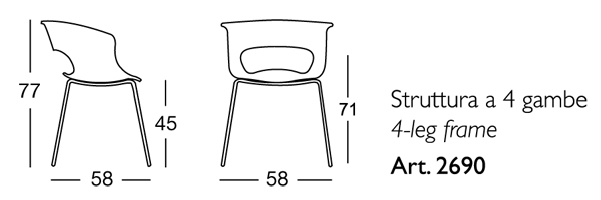 dimensions Scab Design Miss B Antishock 2690