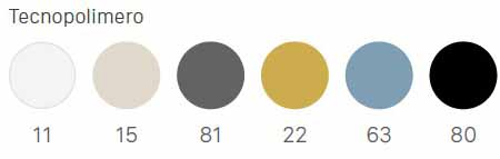 Finishes of the Scab Lisa Technopolymer Chair