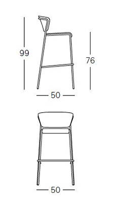 sgabello-lisa-scab-dimensioni