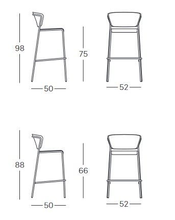 sgabello-lisa-tecnopolimero-scab-dimensioni
