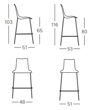 sgabello-zebra-bicolore-scab-measurements
