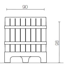 Vase-Versailles-Serralunga-dimensions