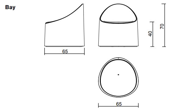 Bay-Serralunga-armchair-sizes