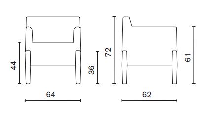 Kubrick Chair Dimensions by Serralunga