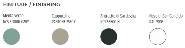 Croisette Serralunga Chair Finishes