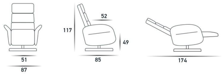 bruxelles-spazio-relax-swivel-armchair-sizes