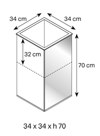Lingo Pot Tonelli Design sizes