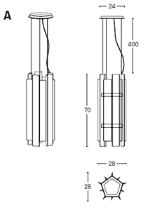 Cathedral model A dimensions