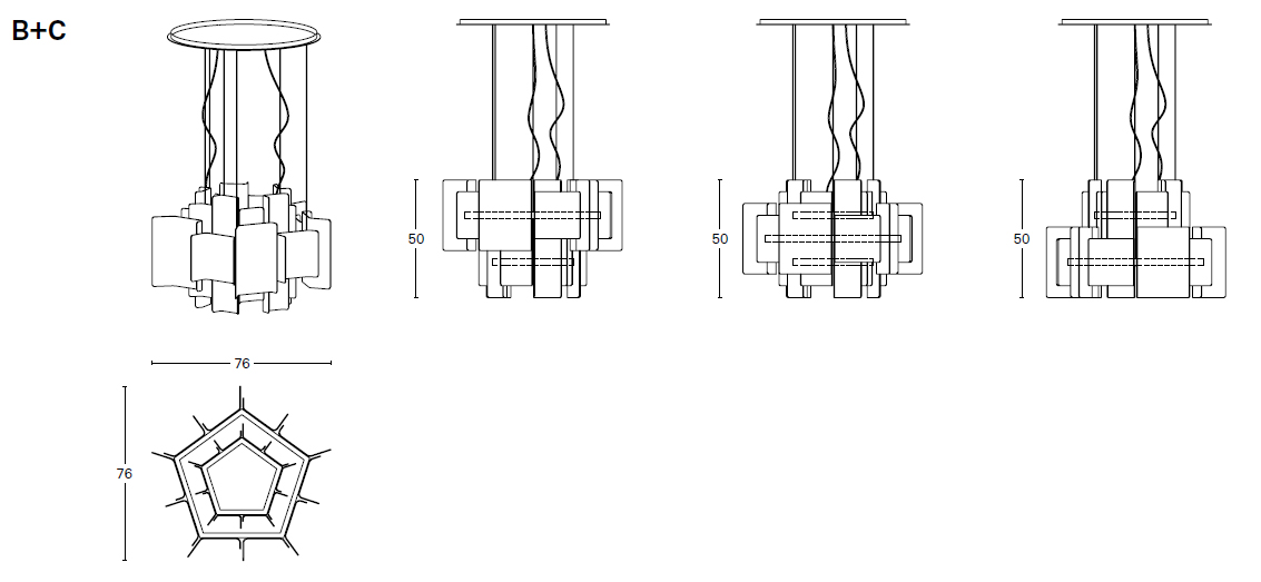 Cathedral B+C dimensions