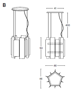 Cathedral model B dimensions