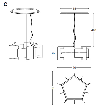 Cathedral model C dimensions