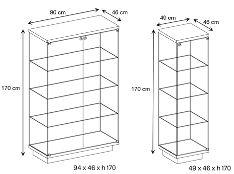 Broadway Showcase Tonelli Design sizes