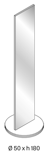 Soglia Mirror Tonelli Design swivelling