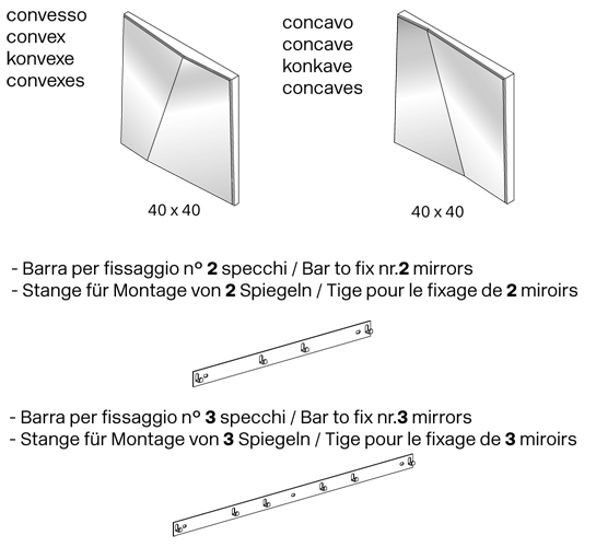 Stati d'animo Mirror Tonelli sizes