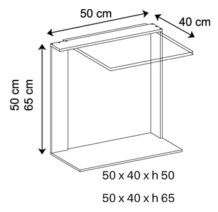 Joilet Coffee Table Tonelli sizes