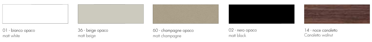 Venice Night chest of drawers 6 drawers Tonin Casa finishes