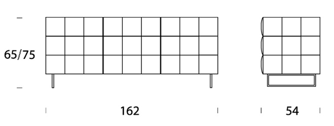 sizes sideboard venice tonin casa 8250/8252