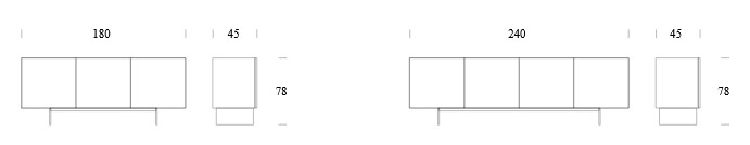 Pizzo Tonin Casa Sideboard Dimensions