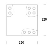 Measurements of Rock Mirror Tonin Casa