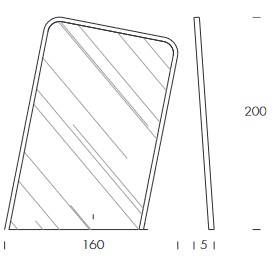Tower Tonin Casa Mirror sizes
