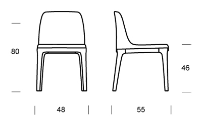 Mivida-chair-Tonin-Casa-dimensions