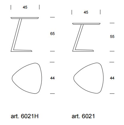 Céline Coffee table Tonin Casa DIMENSIONS