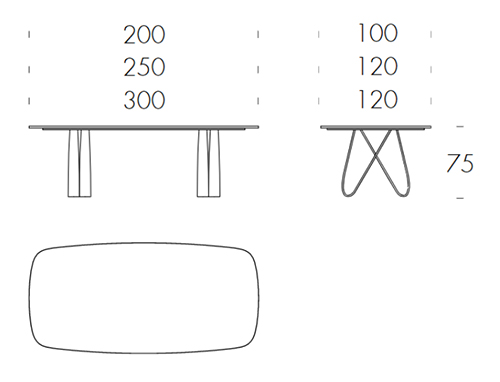 Butterfly-rectangular-molded-table-Tonin-Casa-dimensions