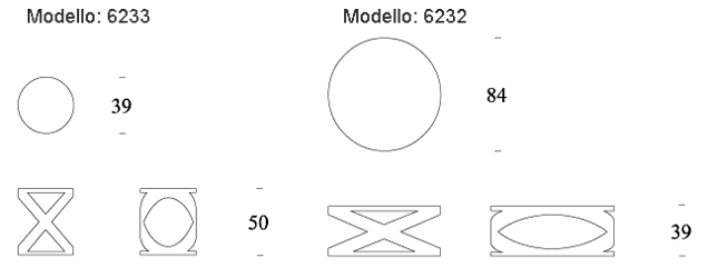 Rimini Coffee table Tonin Casa dimensions